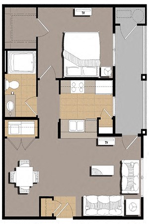 One Bed One Bath